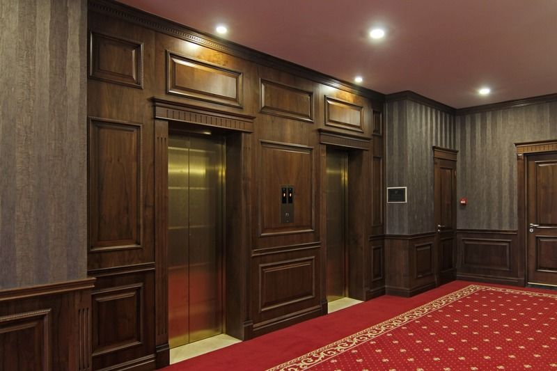 Orion Hotel Bishkek Bagian luar foto 3D rendering of a hotel lobby